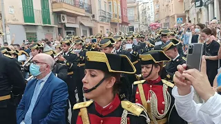 Llegada de Virgen de los reyes (Sevilla) a la casa hermandad de la Sentencia