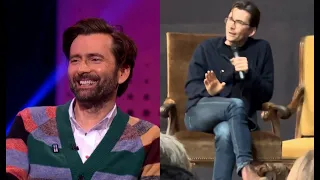 David Tennant comments on being on the 3rd on the 2023 DILF list (and Michael Sheen the 6th) :D ❤