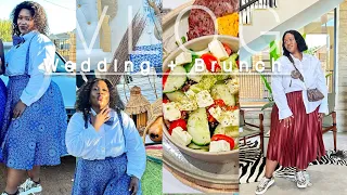 VLOG: WEEKEND VLOG|  WEDDING | NEXT DAY BRUNCH | SOUTH AFRICAN YOUTUBER