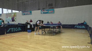 Izumrudov - Tihonov.Russian Junior Table Tennis Championship 2017. FHD.
