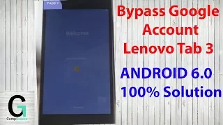 Bypass Google Account разблокировка Lenovo Tab 3 TB3-710 Bypass 100% unlock ANDROID 6.0 Verification