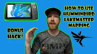 How to use Humminbird Lakemaster Mapping BONUS HACK