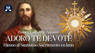 ADORO TE DEVOTE (Letra en latín) | Himno al Santísimo Sacramento