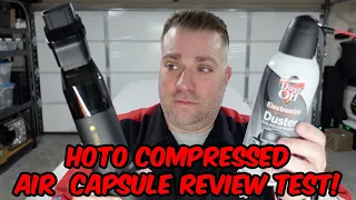 HOTO Compressed Air Capsule Review and Test - Never Used Canned Air Again!