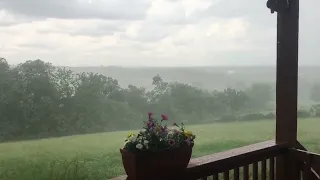 A lovely gentle afternoon rain shower￼