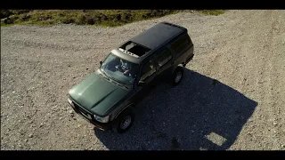 Toyota USA 4runner 2nd gen with DJI Phantom 4 Advanced drone