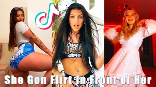 She Gon Flirt In Front of Her (SoFaygo) Knock Knock - TikTok Trend Compilation