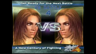 Tekken 4 Christie (purple) VS Christie (Green) (VS Mode Double kO in 5 Rounds All Stages Remake)