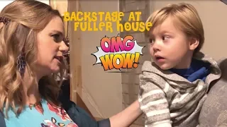 BACKSTAGE FUN AT FULLER HOUSE! 🎬 (WITH ANDREA BARBER)