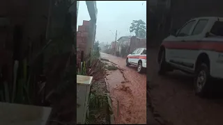 Defesa Civil de Pingo D'água MG durante fortes Chuvas