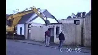 Marian Hall in Moyvane being Demolished