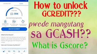 How to unlock GCREDIT sa Gcash?What is Gscore? Pwede mangutang sa Gcash?/JemYT Vlogs