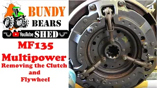 Massey Ferguson 135 Multipower Removing the Clutch and Flywheel