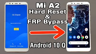 Xiaomi Mi A2 Hard Reset & Google FRP Bypass 2020 || ANDROID 10 Q (Without PC)