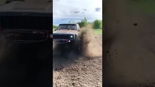 58 Jeep Cherokee and a dust storm #rc #rccar #car #antigravityrc #rccrawler