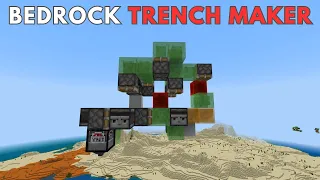 Simple Trench Maker for World Eater : Minecraft bedrock Edition
