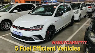 5 Fuel Efficient Vehicles (Below R200000) WeBuyCars🇿🇦|Consumer Protection Act| GTIs and more