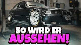 THAT'S HOW MY E36 WILL LOOK LIKE! | BMW E36 GTR Widebody