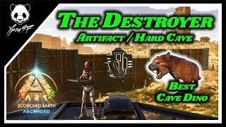 How To Get The Artifact of The Destroyer - Scorched Earth Caves | ARK: Survival Ascended
