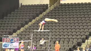 Aly Raisman - Uneven Bars - 2015 Secret U.S. Classic - Podium Training