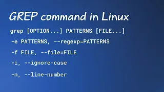 grep command in Linux