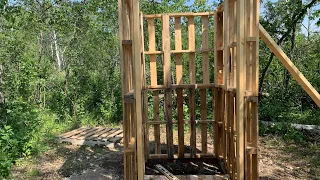 Pallet Cabin - DIY Biffy (outhouse) Next Steps - E27