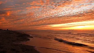 Ocean Waves - Nature Sounds Relaxation Meditation Sleep - Beauty Sunset