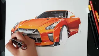 45 - SPEED DRAWING NISSAN GTR NISMO