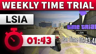 GTA 5 Time Trial This Week LSIA | GTA ONLINE WEEKLY TIME TRIAL LSIA (01:43)