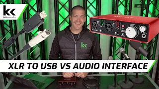 XLR To USB Cable VS Audio Interface