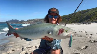 Simple Aussie salmon lure fishing