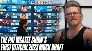 The Pat McAfee Show's OFFICIAL 2023 Mock Draft 1.0 Has Been Released