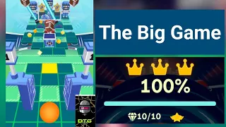 Rolling sky remake | The Big Game | ★★★★ (Bonus Level of Touch Down) all gems and crowns