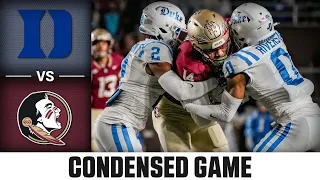 Duke vs. Florida State Condensed Game | 2023 ACC Football