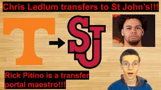 Chris Ledlum transfers to St John's!!/Rick Pitino is a transfer portal maestro!!!  #cbb