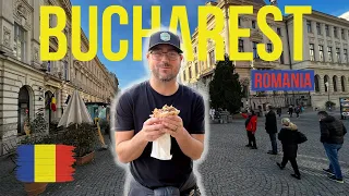 Americans try ROMANIAN Food for the First Time | Bucharest FOOD TOUR