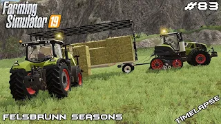 Collecting bales & weed control | Animals on Felsbrunn Seasons | Farming Simulator 19 | Episode 83