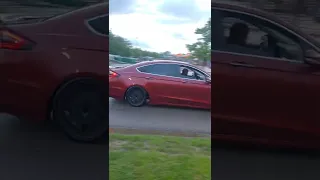 CRAZY FORD fusion SLAMMED and TURBO (BACKFIRE)