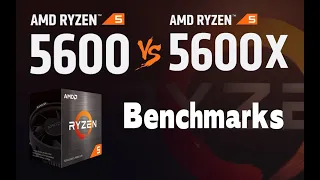 AMD Ryzen 5600 VS 5600X CPU Review & Benchmarks