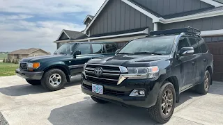 FATHER LIKE SON… Comparing my 80 Series and 200 Series Toyota Land Cruisers!