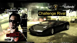 Lamborghini Gallardo | Blacklist 6 Challenge Rival | Need For Speed Most Wanted | Crazy Gamer