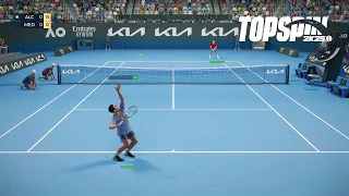 Top Spin 2K25 - Carlos Alcaraz Vs Daniil Medvedev I Australian Open I Legend Difficulty (PS5)