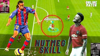 Ronaldinho Crazy NUTMEG On David Beckham 😱🔥😱 & Goal | D. Beckham Humiliated by  Ronaldinho #Shorts