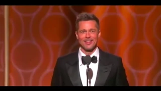 Watch: Brad Pitt given rousing welcome to Golden Globes stage amid nasty divorce