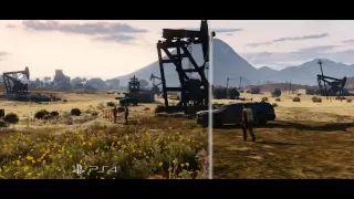 Grand Theft Auto 5 (PS3/PS4 Comparison Trailer)