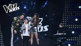 Juanse entrenó con Greeicy Rendón | La Voz Kids Colombia 2018