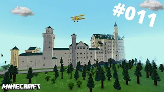 Schloss Neuschwanstein in Minecraft bauen | Bauvorlage #011