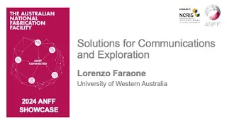 Solutions for Communications and Exploration: Lorenzo Faraone