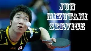 The amazing serve of Jun Mizutani [Slow Motion] [HD]