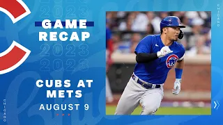 Cubs vs. Mets Game Highlights | 8/9/23